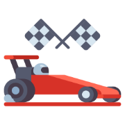 Logo Voiture de course